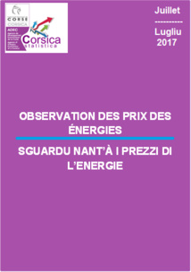 Observation des prix des énergies - Juillet 2017