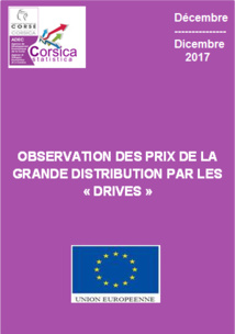 Observation des prix de la grande distribution par les "drives" - décembre 2017