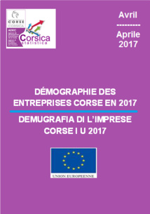 Démographie des entreprises corses en 2017