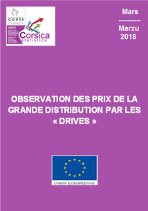 observation des prix de la grande distribution par les "Drives" - Mars 2018