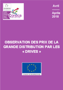Observation des prix de la grande distribution par les "drives" - Avril 2018