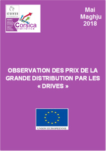 Observation des prix de la grande distribution par les "drives"- Mai2018