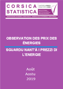 Observation des prix des énergies - Août 2019