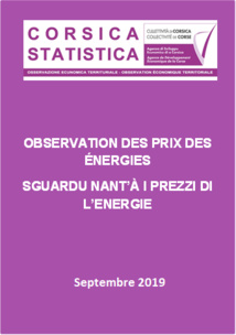 Observation des prix des énergies - septembre 2019