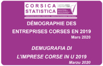Démographie des entreprises corses en 2019