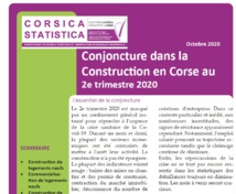 Conjoncture dans la Construction en Corse au 2e trimestre 2020