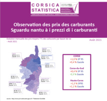 Observation des prix des carburants - août 2021