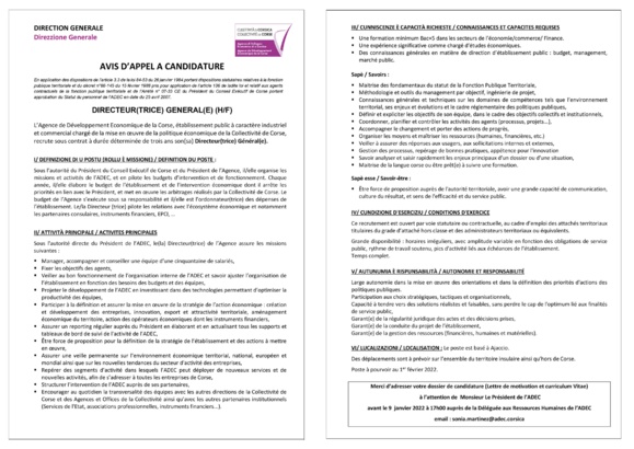 🔎[AVIS D’APPEL À CANDIDATURE] L'ADEC RECRUTE : DIRECTEUR(TRICE) GÉNÉRAL(E) (H/F)