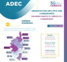 Observation des prix des carburants - décembre 2024