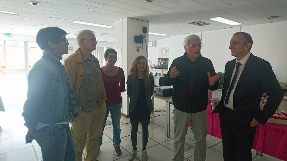 Le Président ANGELINI visite FAB LAB à Aïacciu