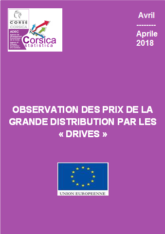 Observation des prix de la grande distribution par les "drives" - Avril 2018