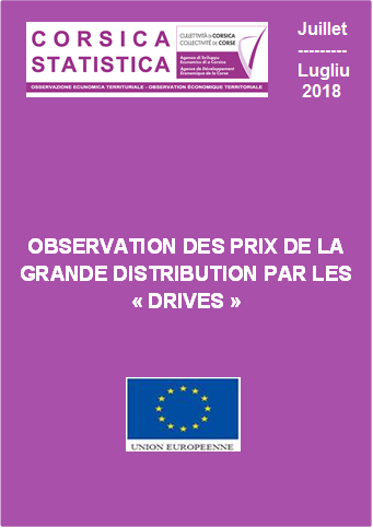 Observation des prix de la grande distribution par les "drives" - Juillet 2018