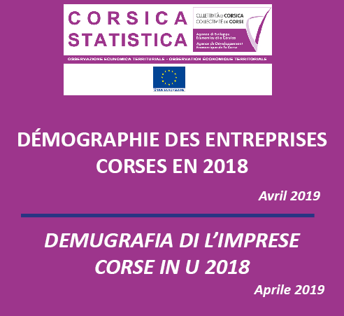 Démographie des entreprises corses en 2018