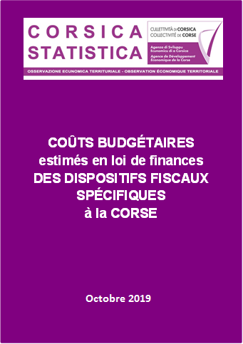 Coûts budgétaires estimés en loi de finances des dispositifs fiscaux spécifiques à la Corse
