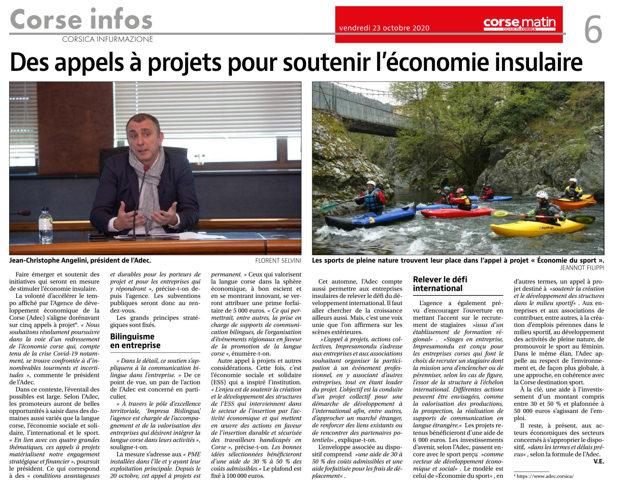 L'ADEC LANCE [🚀5 APPELS À PROJETS] pour soutenir les entreprises