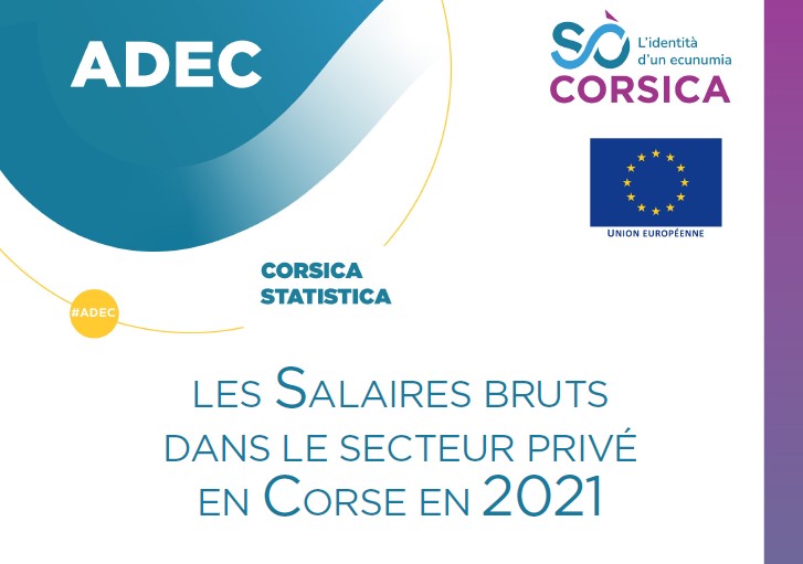Les salaires bruts dans le secteur privé en Corse en 2021
