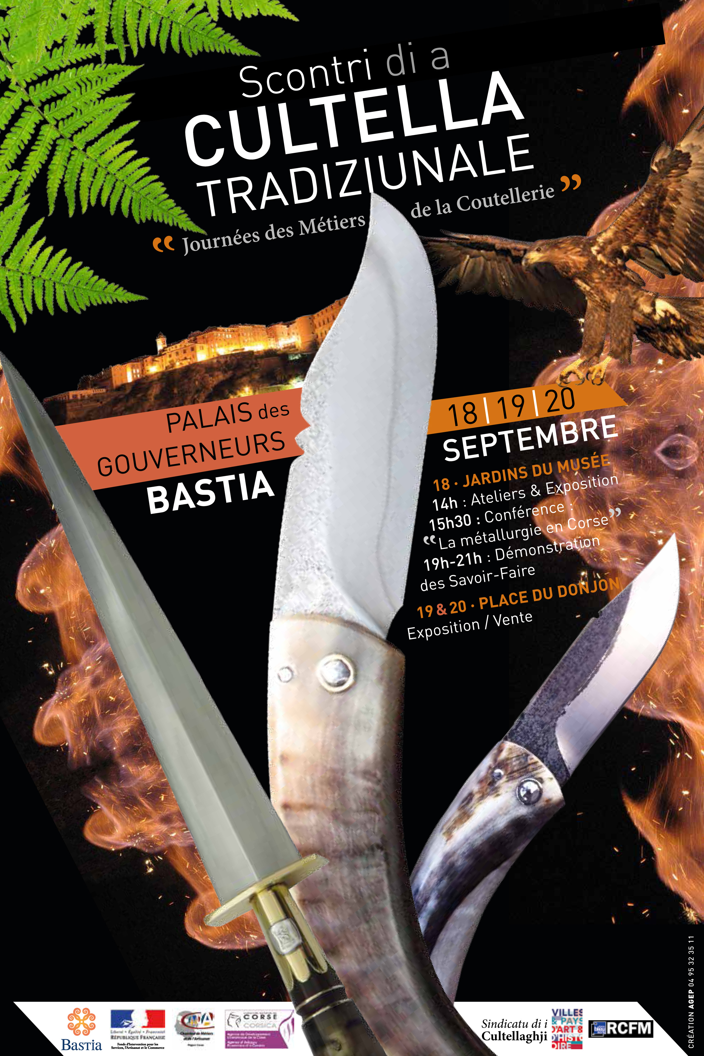 L’ADEC partenaire des 1ères journées des métiers de la coutellerie-Scontri di a cultella tradiziunale, organisées à Bastia du 18 au 20 septembre