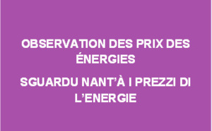 Observation des prix des énergies - Août 2017