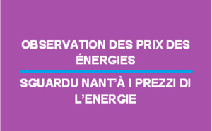 Observation des prix des énergies - Novembre 2017