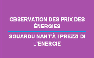 Observation des prix des énergies - Janvier 2018