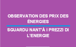 Observation des prix des énergies - Avril 2018