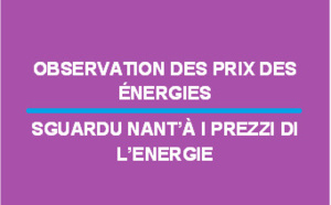 Observation des prix des énergies - Mai 2018