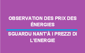Observation des prix des énergies - Août 2019
