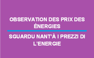 Observation des prix des énergies - octobre 2019