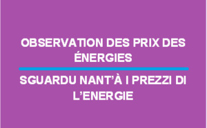 Observation des prix des énergies - novembre 2019