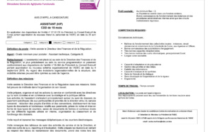 🔎[AVIS D’APPEL À CANDIDATURE] L'ADEC RECRUTE : ASSISTANT(H/F) au sein de la Direction des Finances et de la Régulation