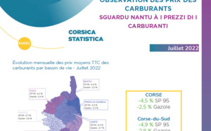 Observation des prix des carburants - Juillet 2022