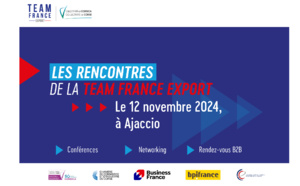 [SAVE THE DATE] 🌎"LES RENCONTRES DE LA TEAM FRANCE EXPORT" le 12 novembre📍Ajaccio