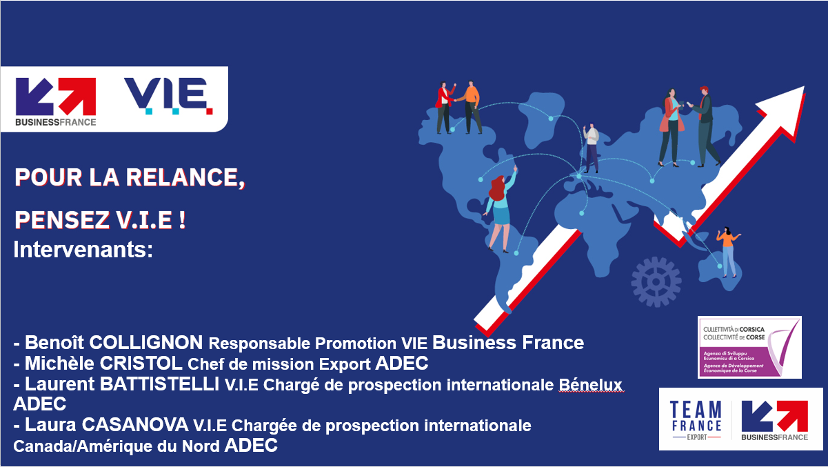 🌎Les RDV #ADEC à l’international : les solutions à l’export ! 💻WEBINAIRE [0] 📇27 Mai à 14h 