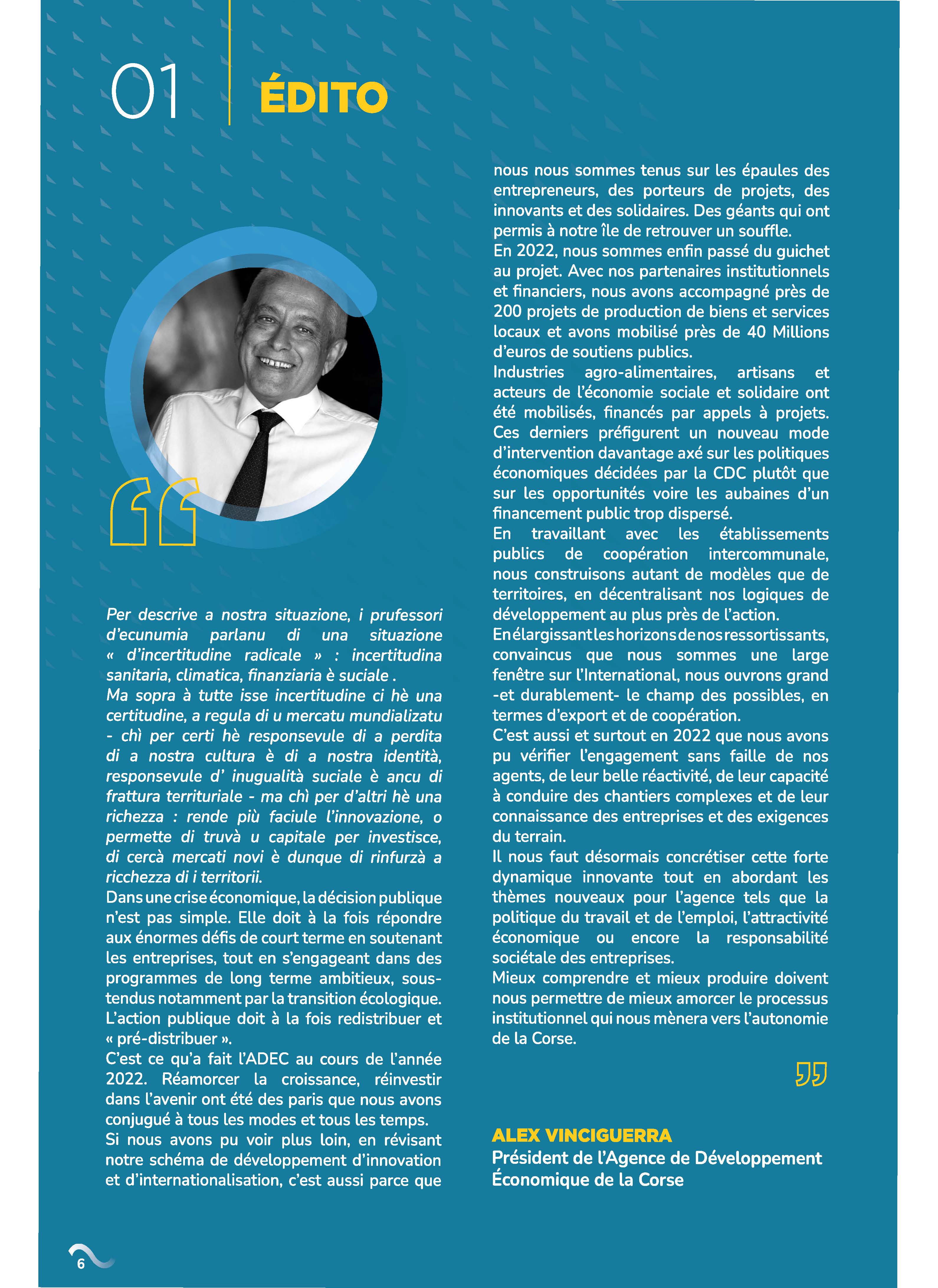 Edito du Président de l'ADEC