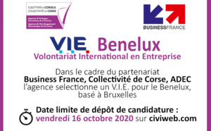 OFFRE DE MISSION 🌍[V.I.E Benelux] basé à Bruxelles ⏰Candidatez jusqu'au 16 Octobre