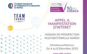  📢#ADEC &amp; #CFCIM [Appel à Manifestation d’Intérêt (AMI)] "Mission de prospection Maroc" du 4 au 8 Décembre 2023  ➕d'infos⤵️ [CANDIDATEZ JUSQU'AU 3 NOVEMBRE]
