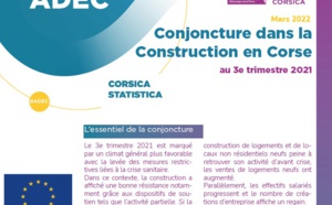 Conjoncture dans la construction en Corse au 3e trimestre 2021