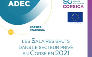 Les salaires bruts dans le secteur privé en Corse en 2021